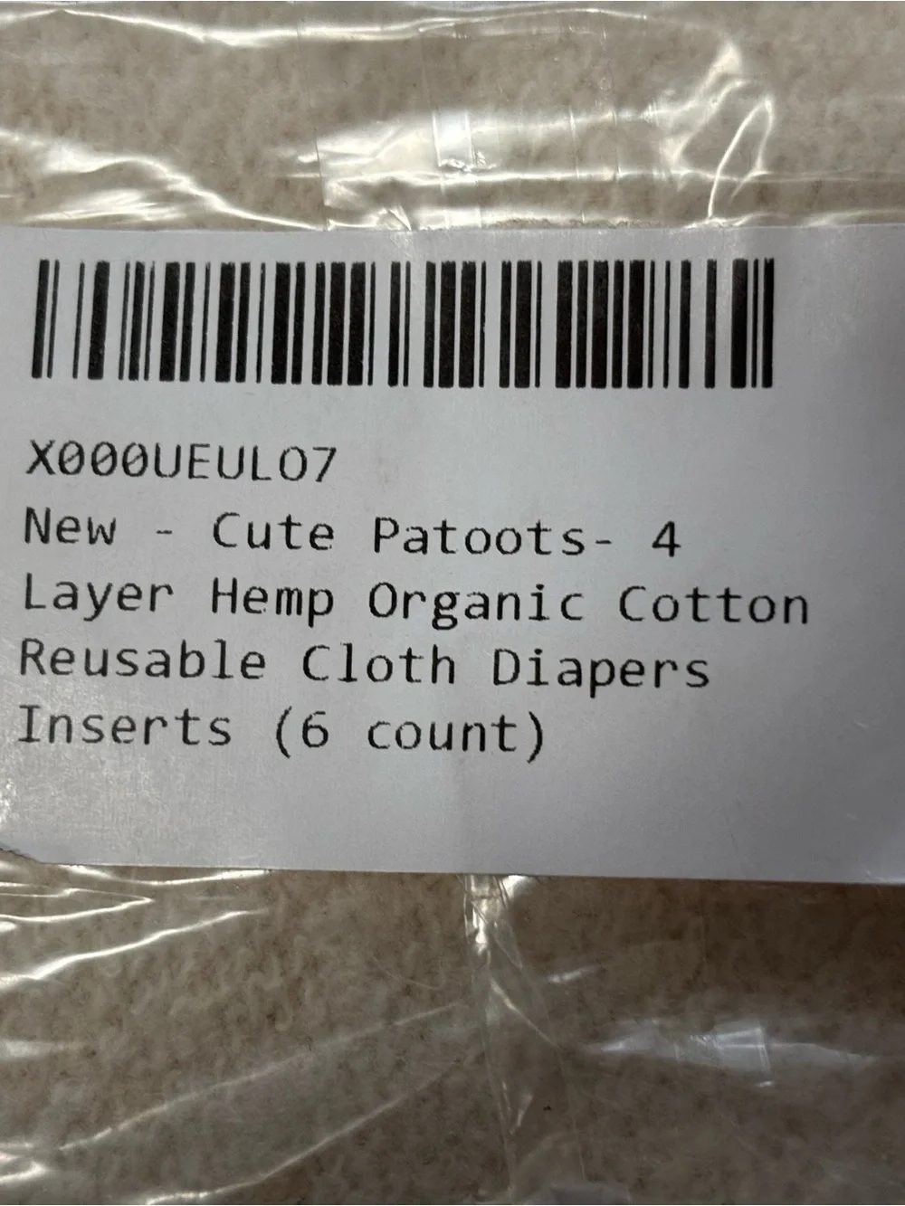 Blue Cloth Diaper Inserts - Reusable Hypo-Allergenic Absorbent